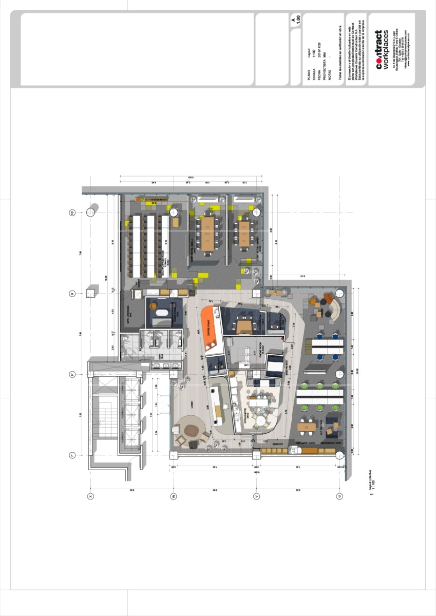 Quito 科技巨头活动为基础的设计办公室丨厄瓜多尔丨Contract Workplaces-22