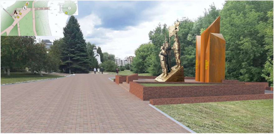 Чебоксары市“Победа”纪念公园纪念建筑及景观设计竞赛项目丨俄罗斯-58