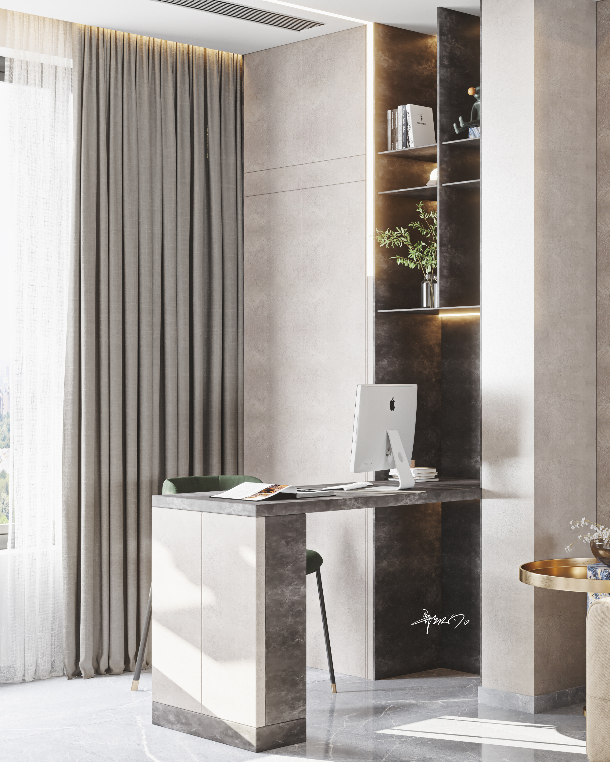 简约现代风酒店客房设计丨知名设计师-6