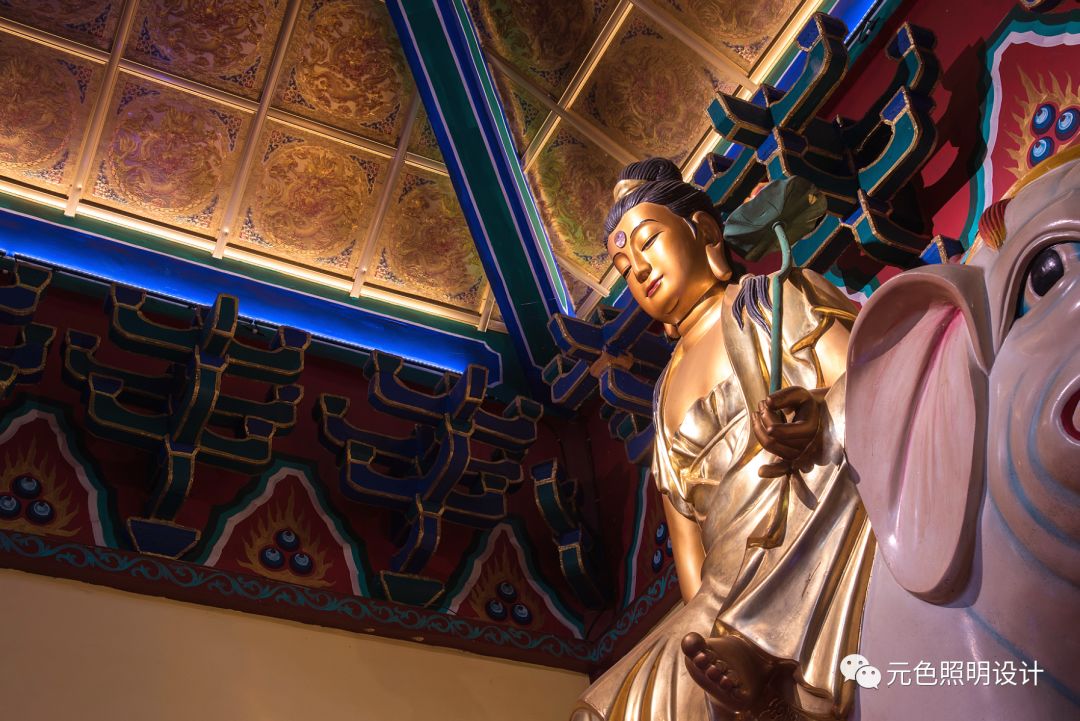 佛 · 光 | 道吾山护国兴华禅寺灯光改造-93