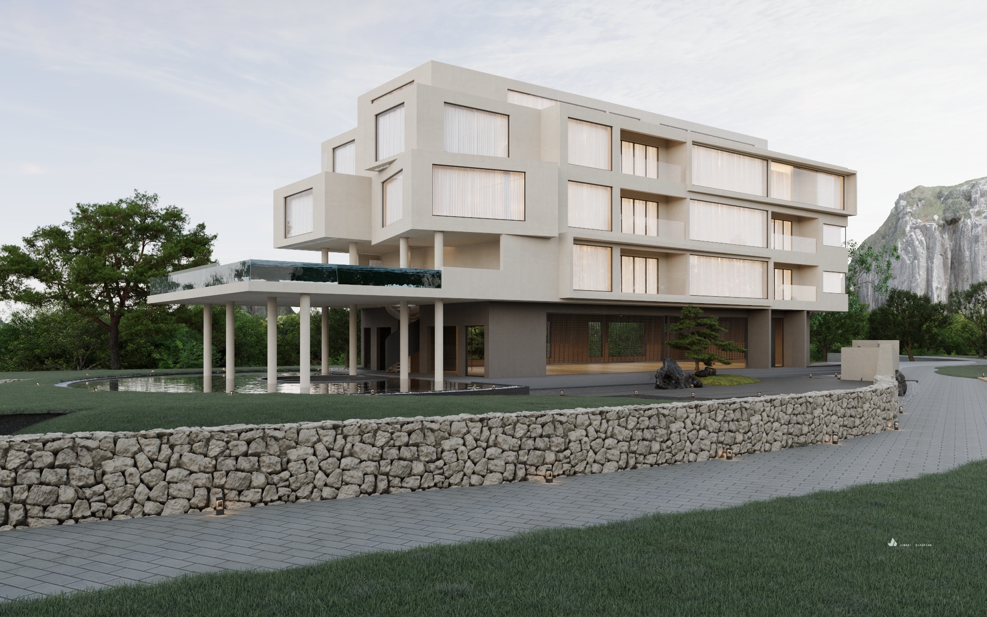 高端现代简约别墅GM03-13