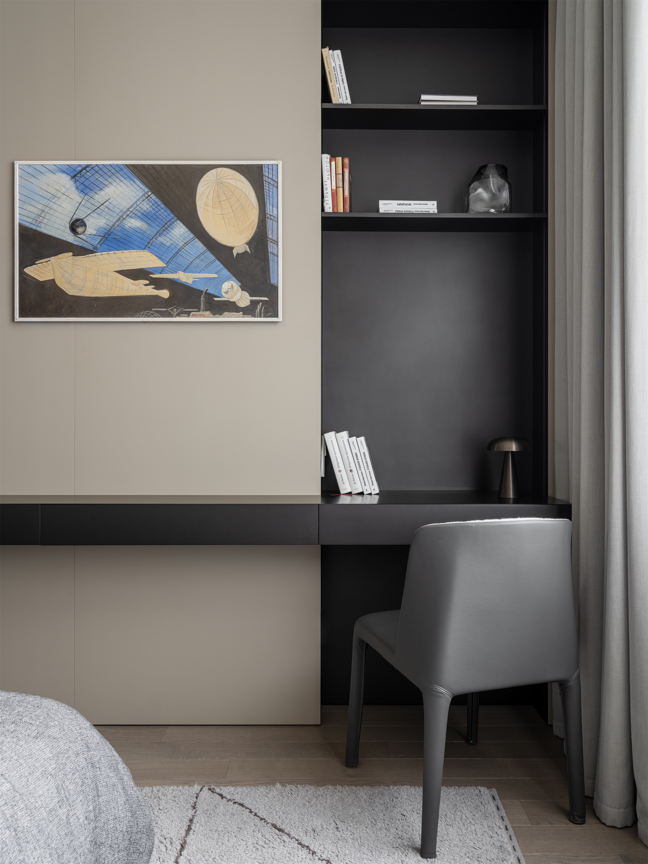 130 平方米深色现代公寓丨斯维特兰娜·李-23