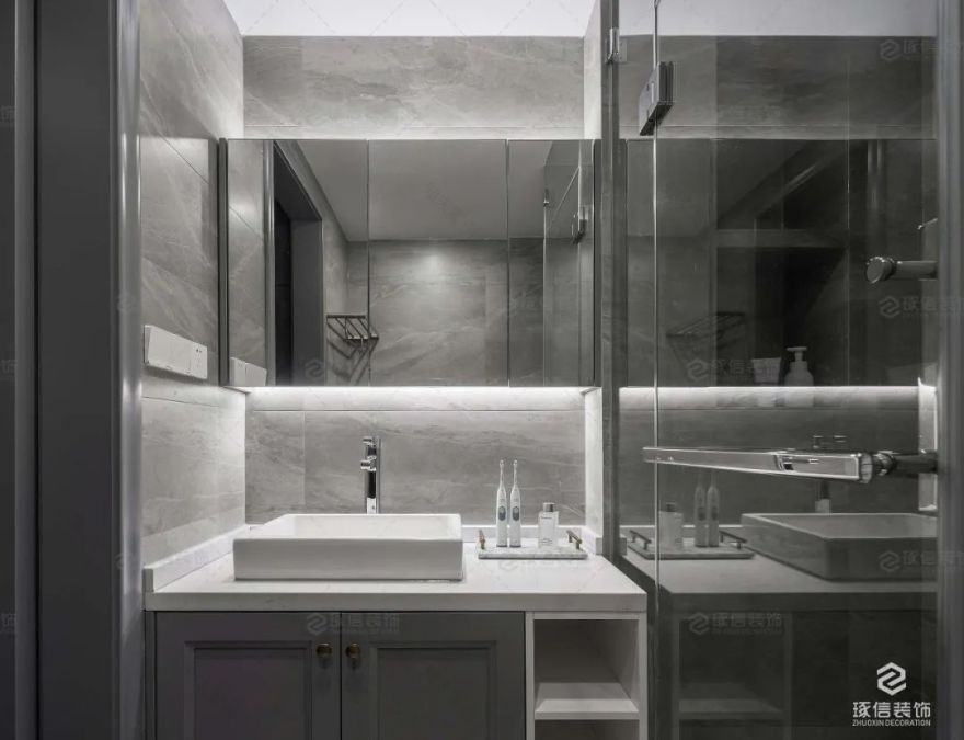 巴南府邸 | 现代美式轻奢,温馨居家之作-78