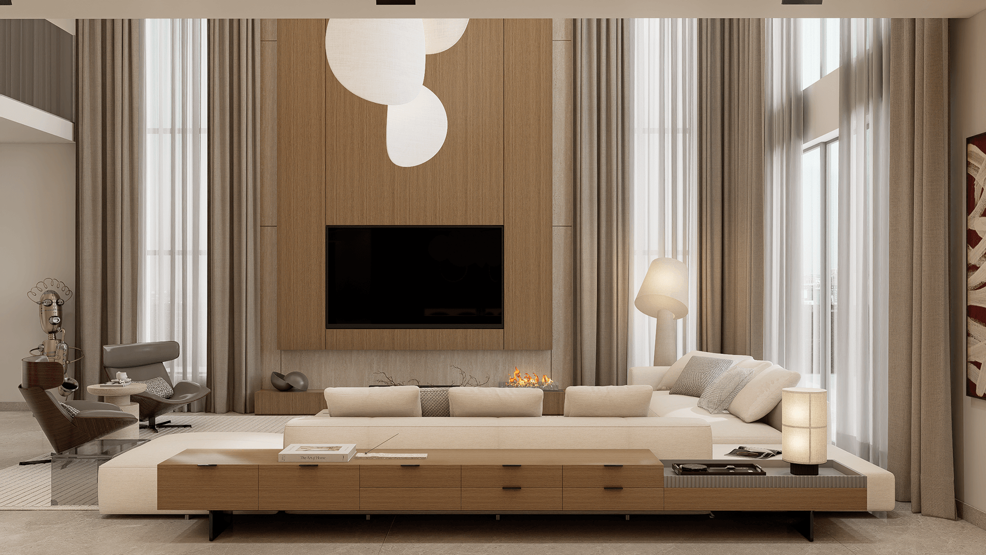 现代开放式客厅-4