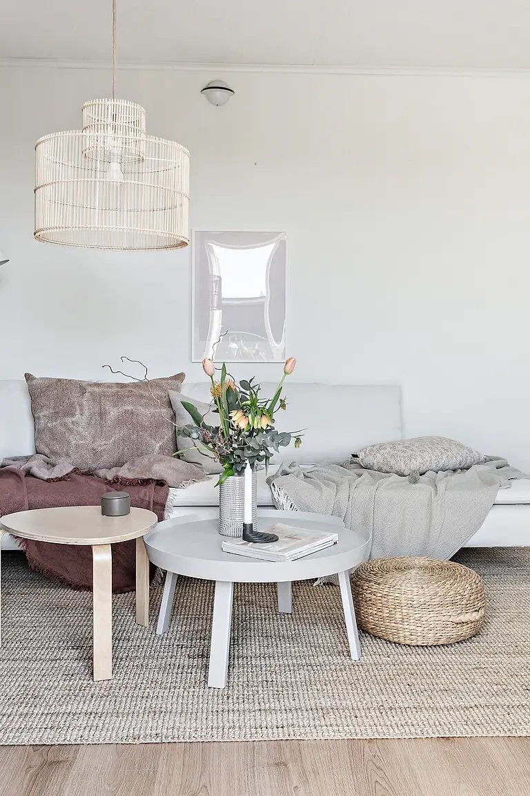 自然色彩的瑞典禅意公寓-2