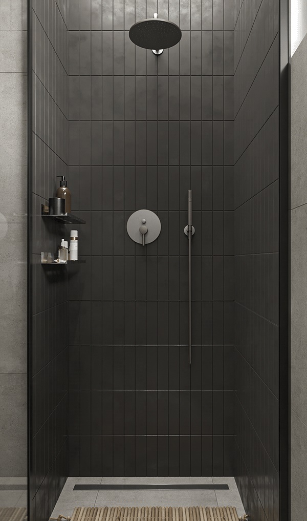 乌克兰基辅浅灰色线住宅设计-10