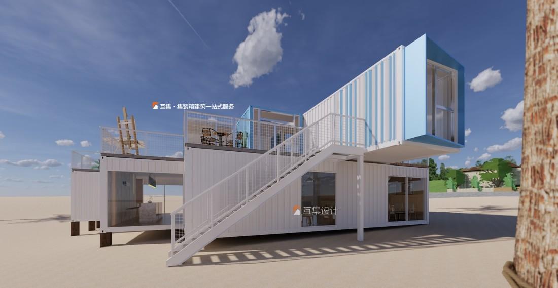 
首钢东戴河项目沙滩集装箱售楼部 -9