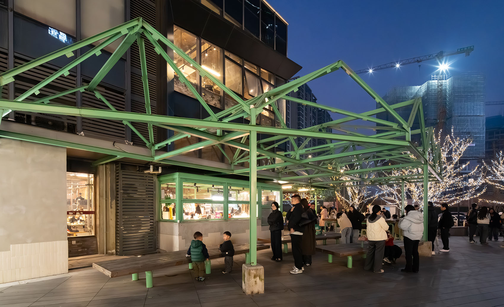 街边的绿色伞棚 · 五里关麓坊店 · 凡筑ArchFAN丨中国成都丨凡筑ArchFAN（成都凡筑建筑设计事务所有限公司）-72