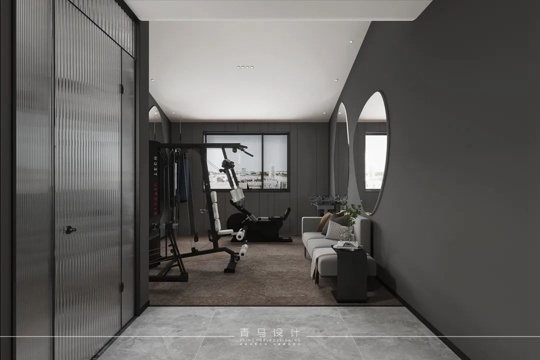 龙湖香醍国际顶楼复式设计丨青马别墅空间设计-50