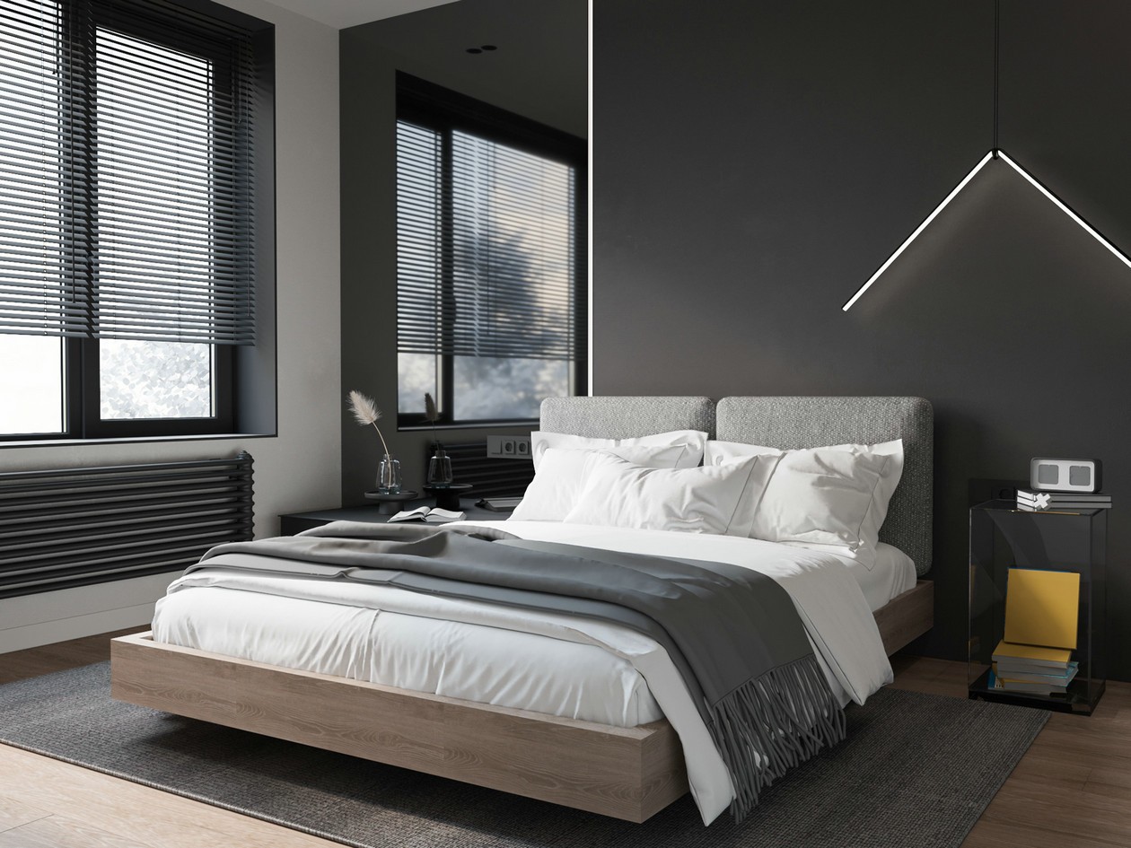 高级色系 现代简约风公寓-14