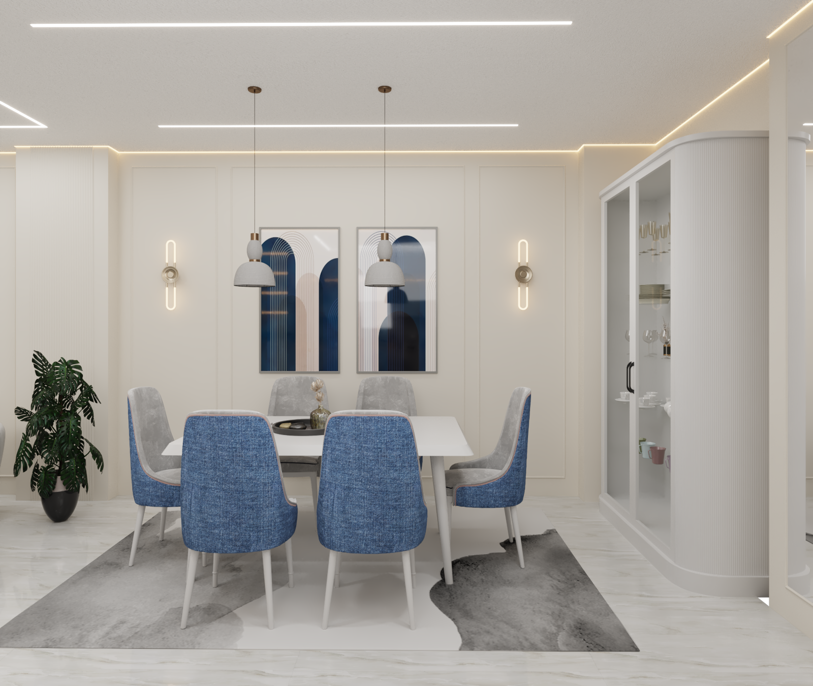 住宅公寓室内设计与装修项目丨埃及丨mohamed mohsen-24