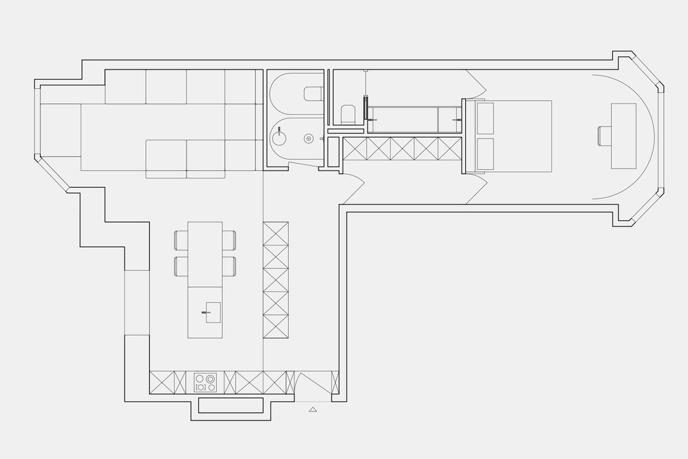 俄罗斯 MRBL 小户型极简公寓  Artem Trigubchak-12