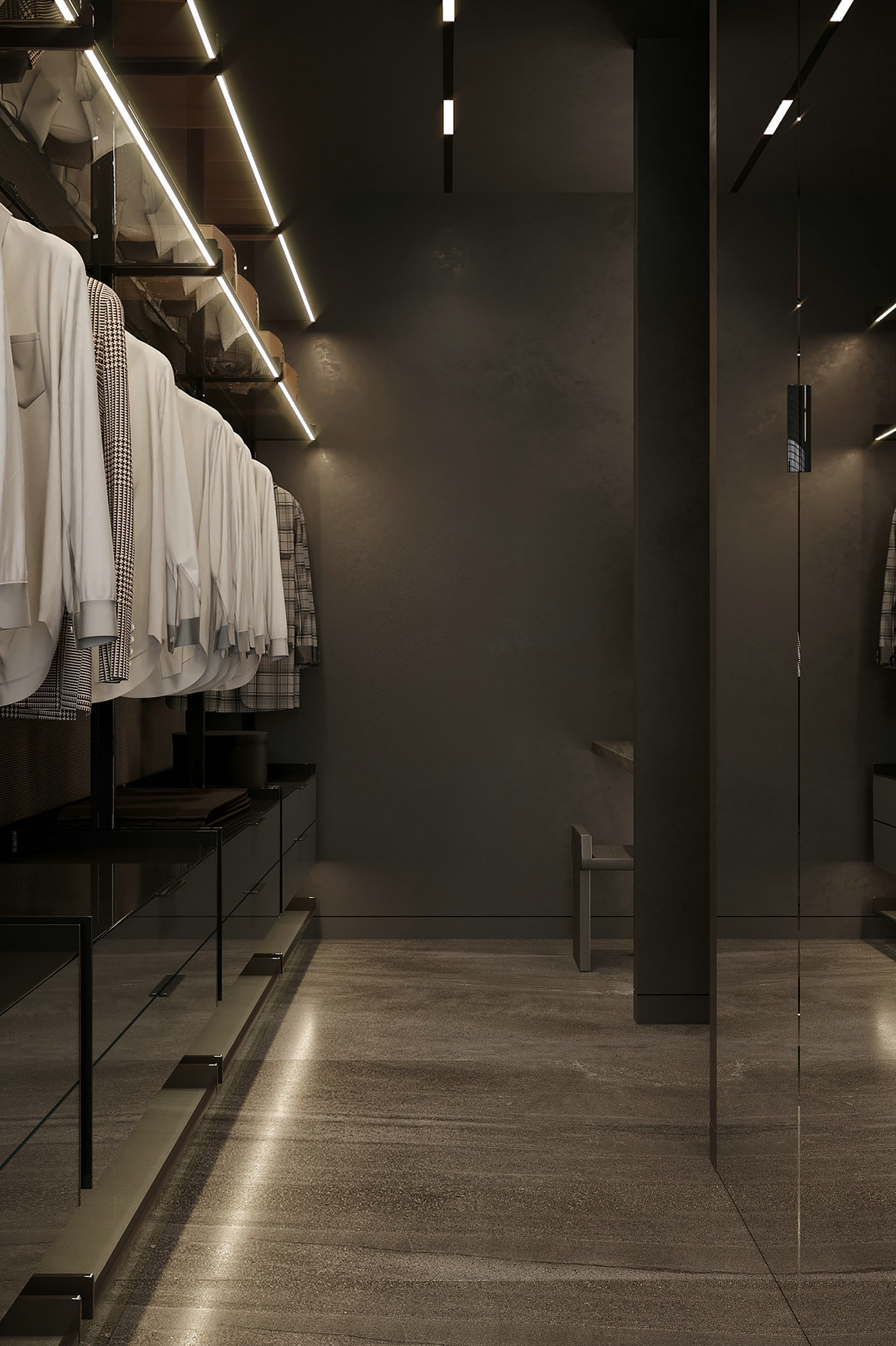 高级黑色系空间设计-16