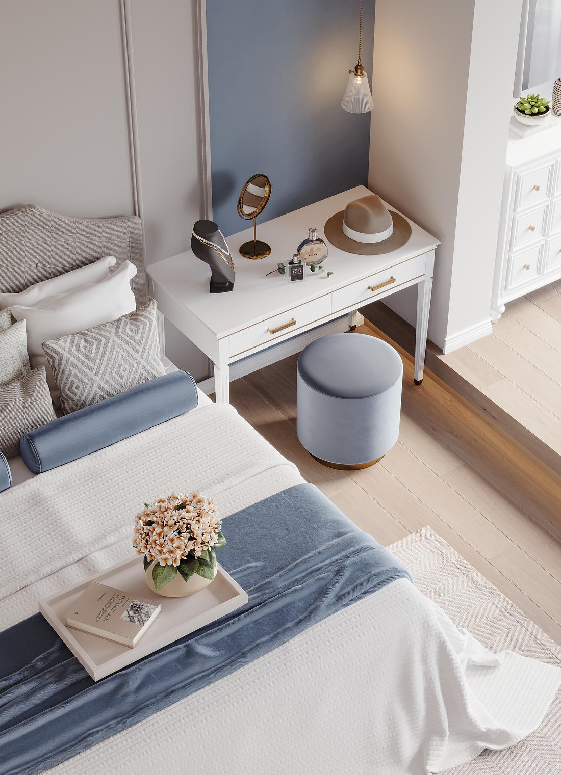 194㎡跃层美式，中西结合的完美搭配-6