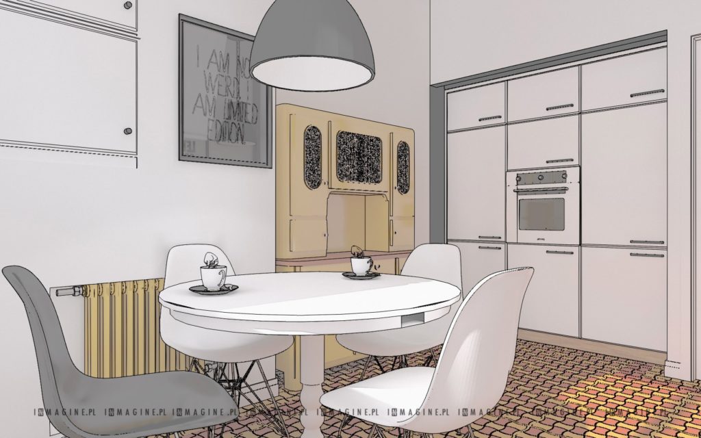 老公寓厨房室内设计项目丨波兰华沙丨InMAGINE（华沙室内建筑师,设计师）-5