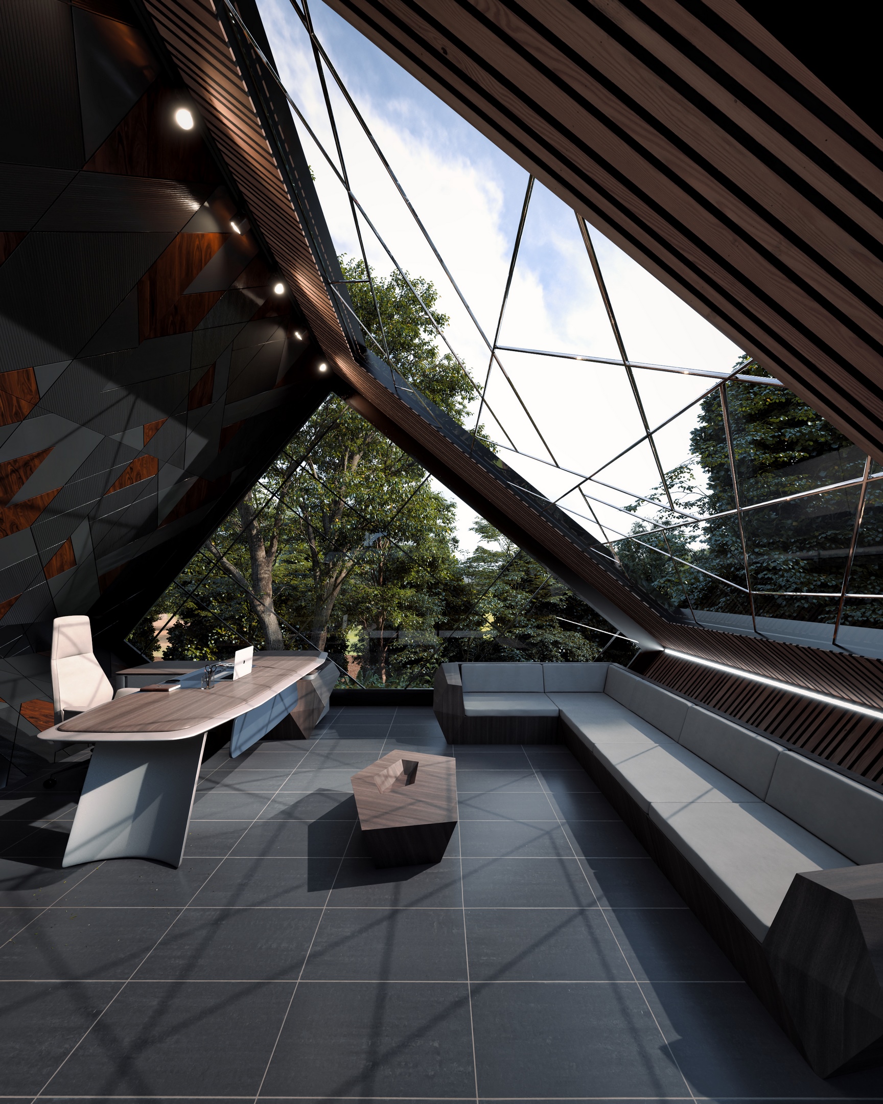 Modern Wrokspace Design l Exterior and interior-4