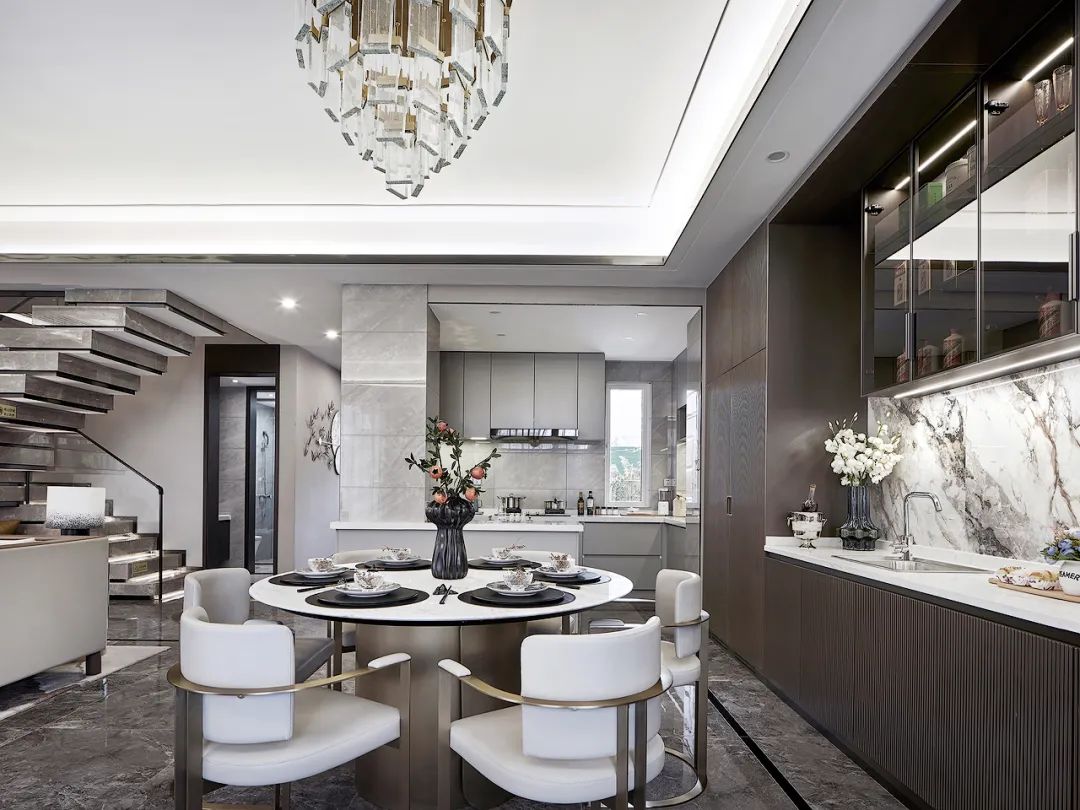 铜川绿地不夜城叠墅样板间丨中国铜川丨上海栖丞室内设计工程有限公司-19