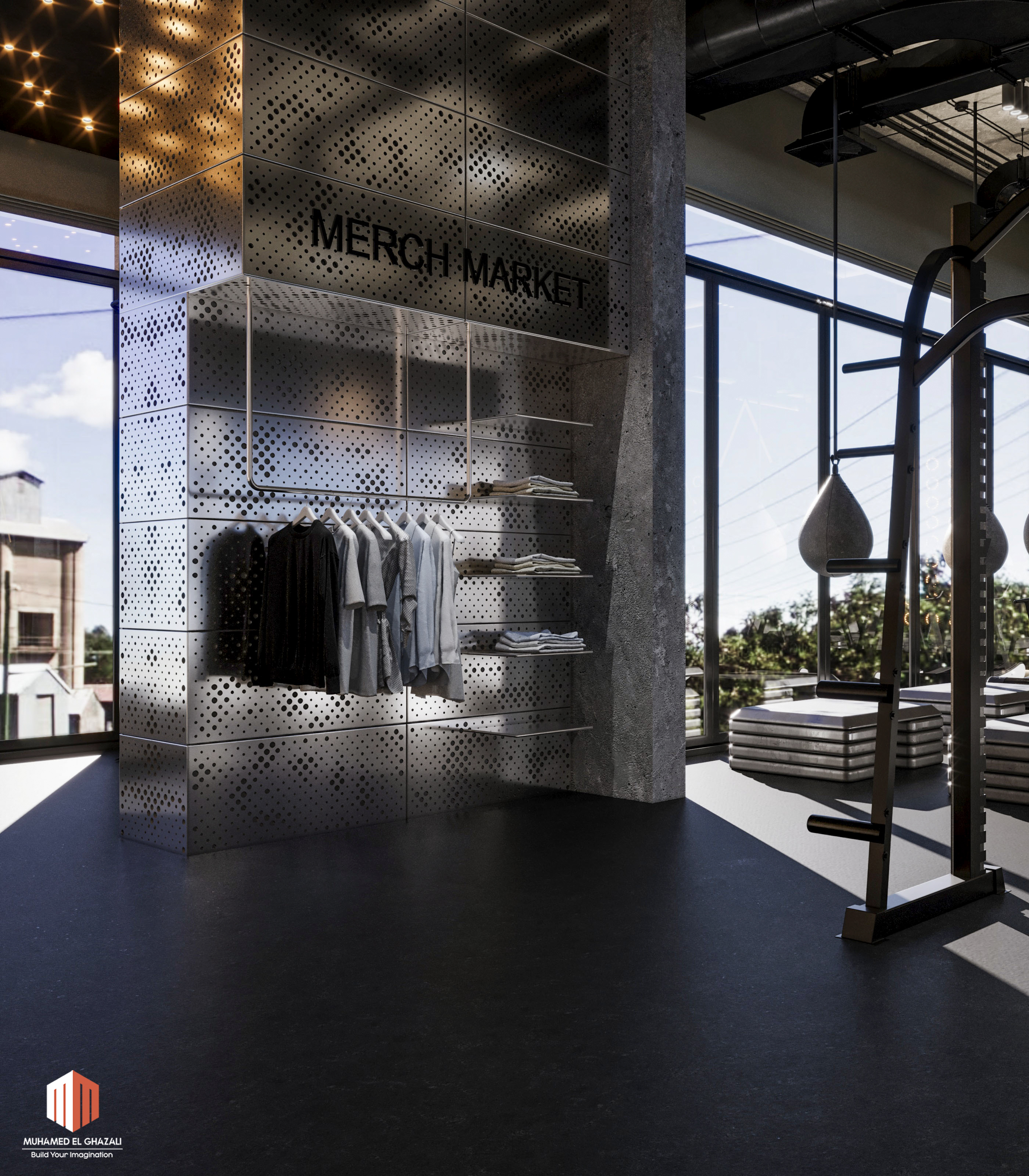 健身房设计丨卡塔尔-11