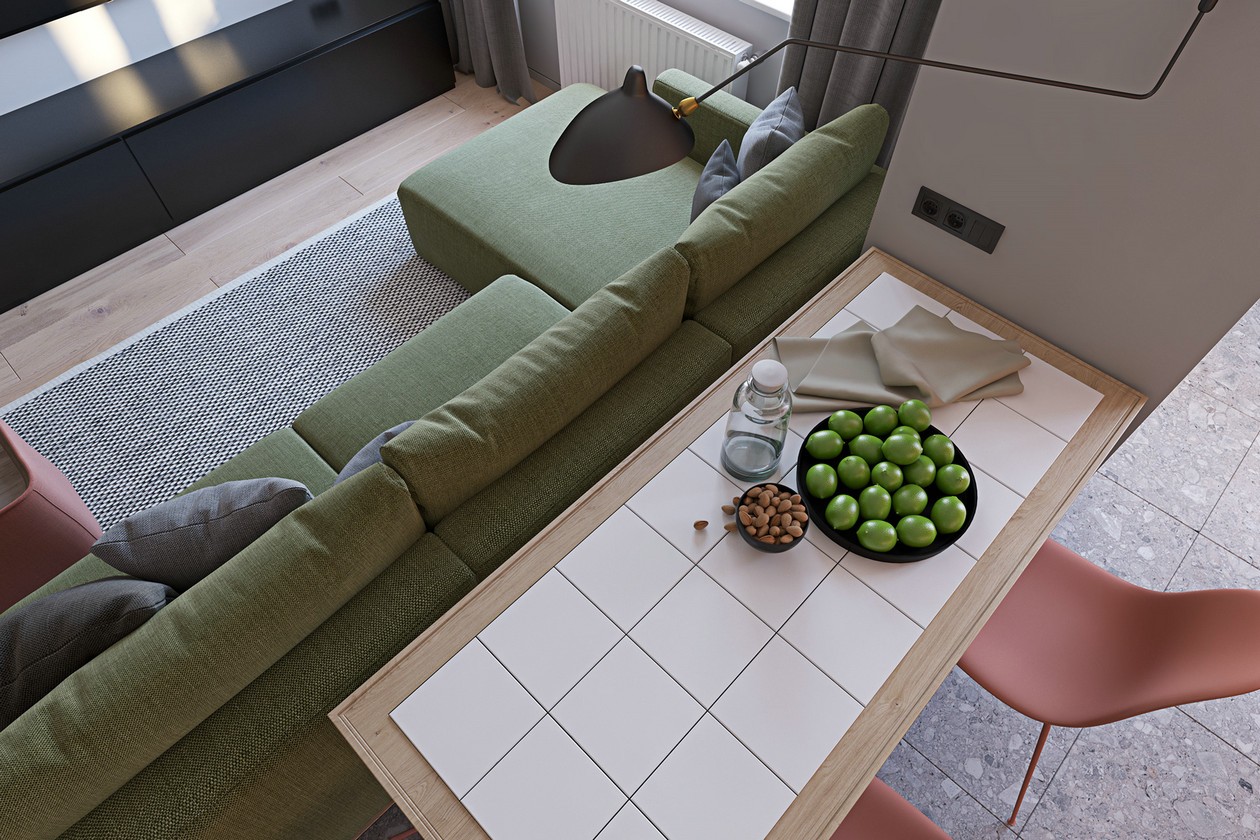 乌克兰基辅 82㎡多彩空间设计-6