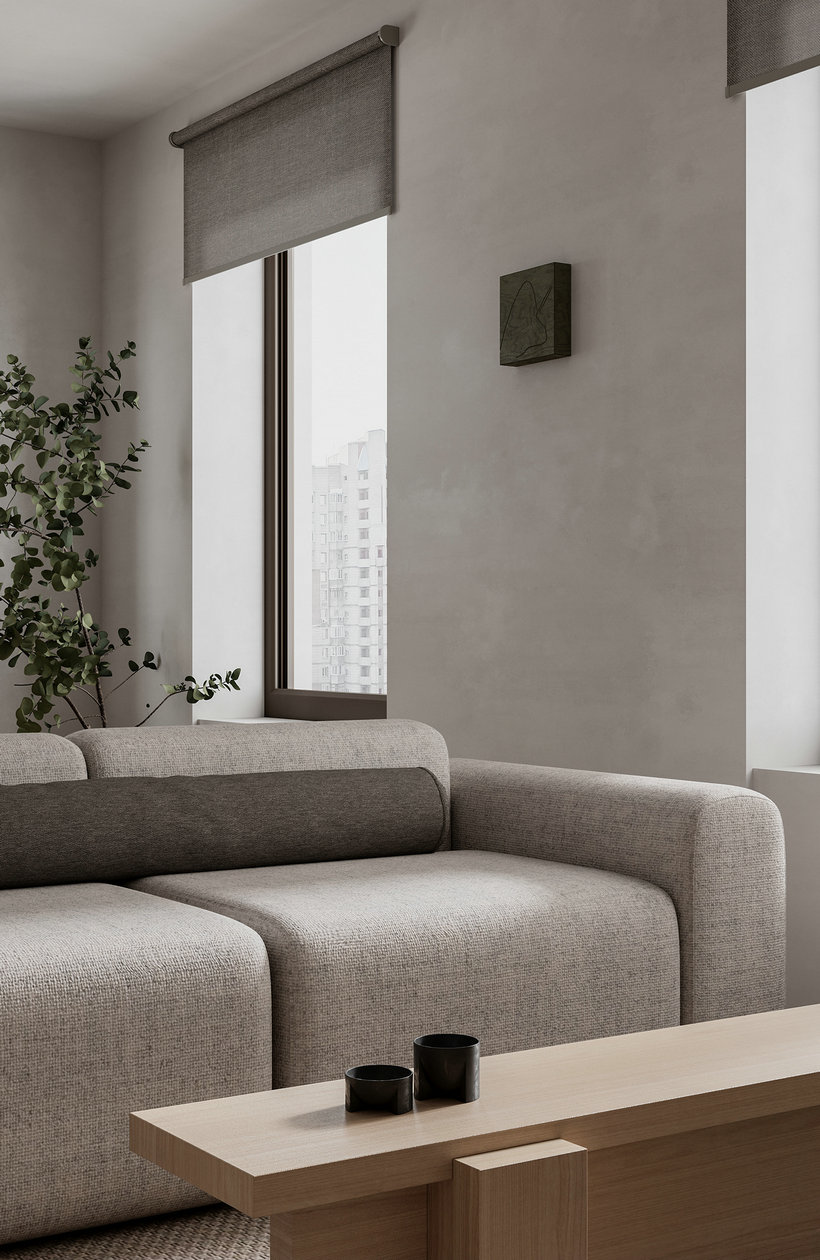 95㎡中性色系公寓设计-6