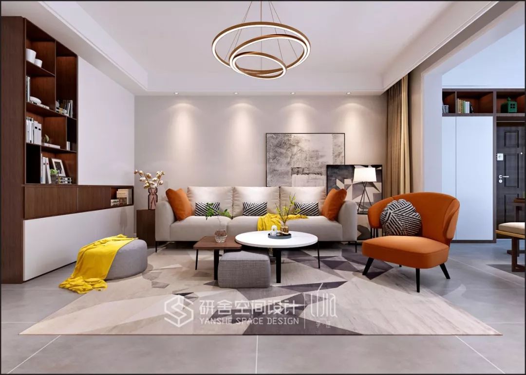 研舍.设计 | 现代风格“灯火”温暖呈现-30
