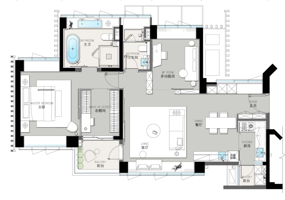 深圳华侨城天鹅湖婚房设计，低调优雅的都市新贵品味-13
