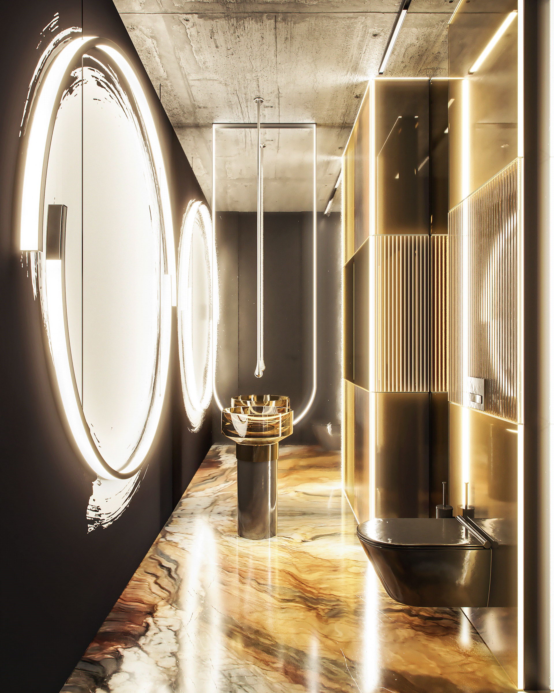 混凝土与原木 打造纯粹而高端的居住空间-7