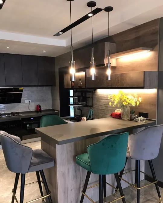 复古浓彩家居设计,演绎工业风与文艺美的碰撞-6