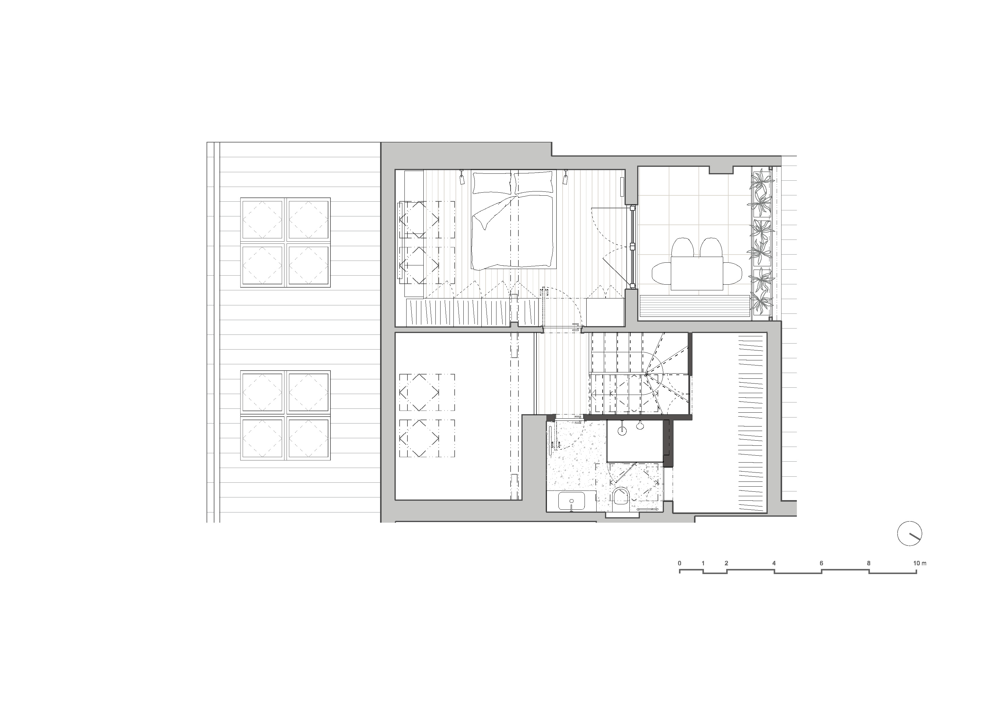 阁楼公寓与一个黑色的博丨玻利维亚贝尼丨Komon architekti-39