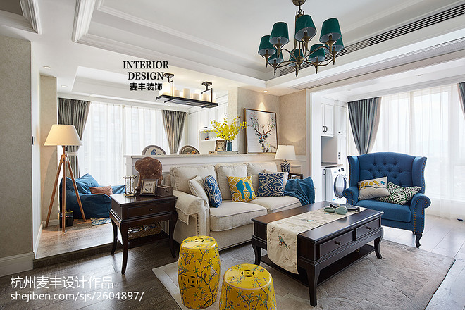 33万元三居89平米装修案例（简美 北海公园）-11