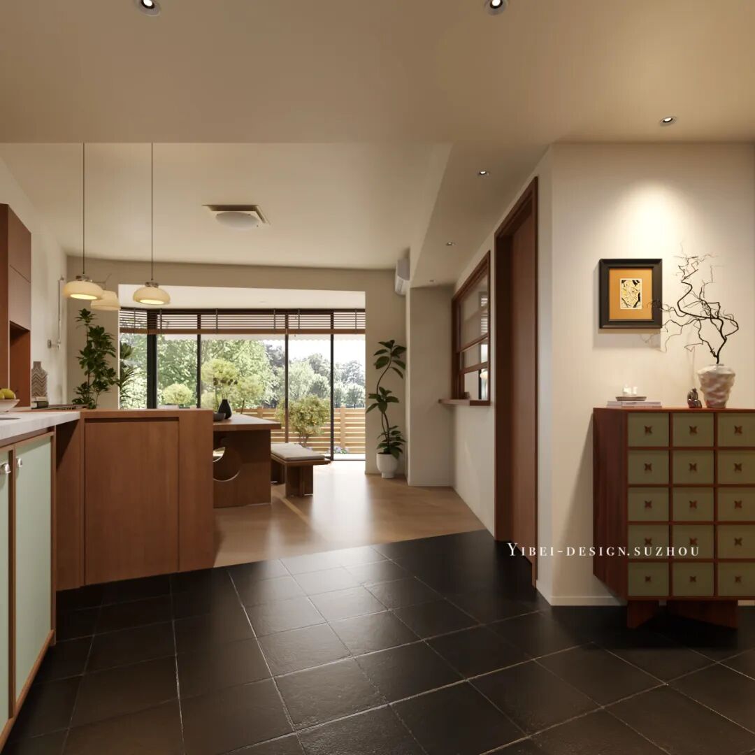 一席茶桌 一方院落丨家装设计丨YIBEI DESIGN SUZHOU-7
