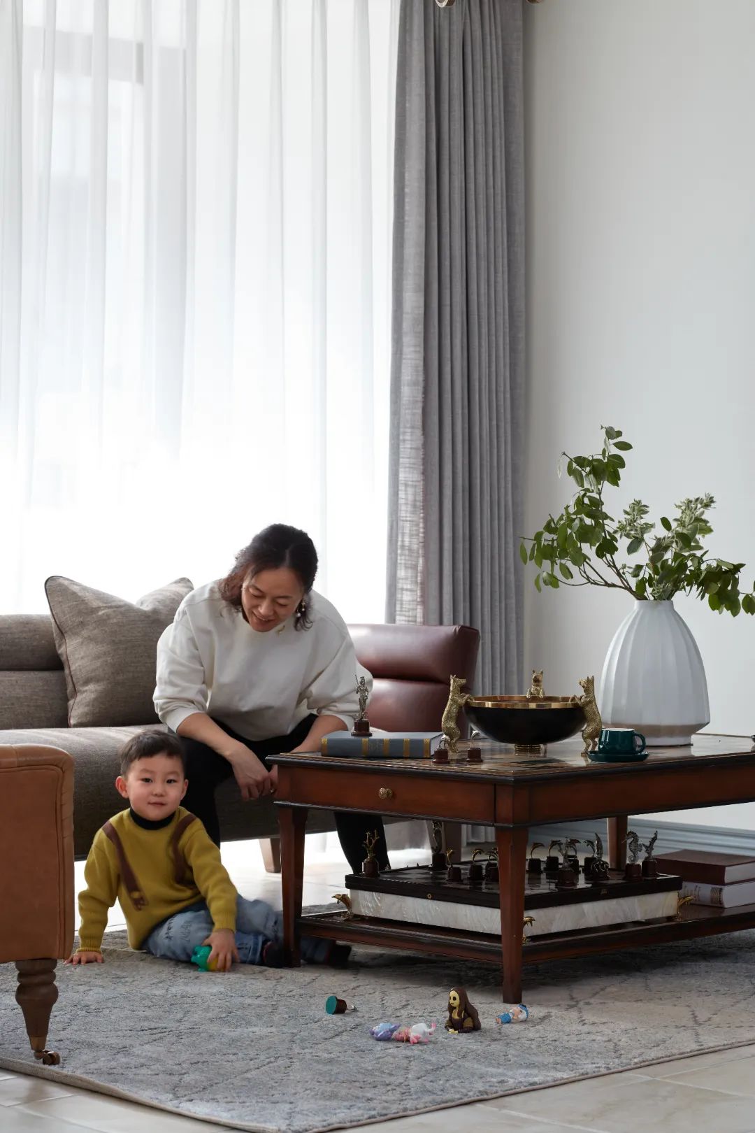 上海御沁园现代法式别墅丨中国上海丨尚层别墅装饰-11