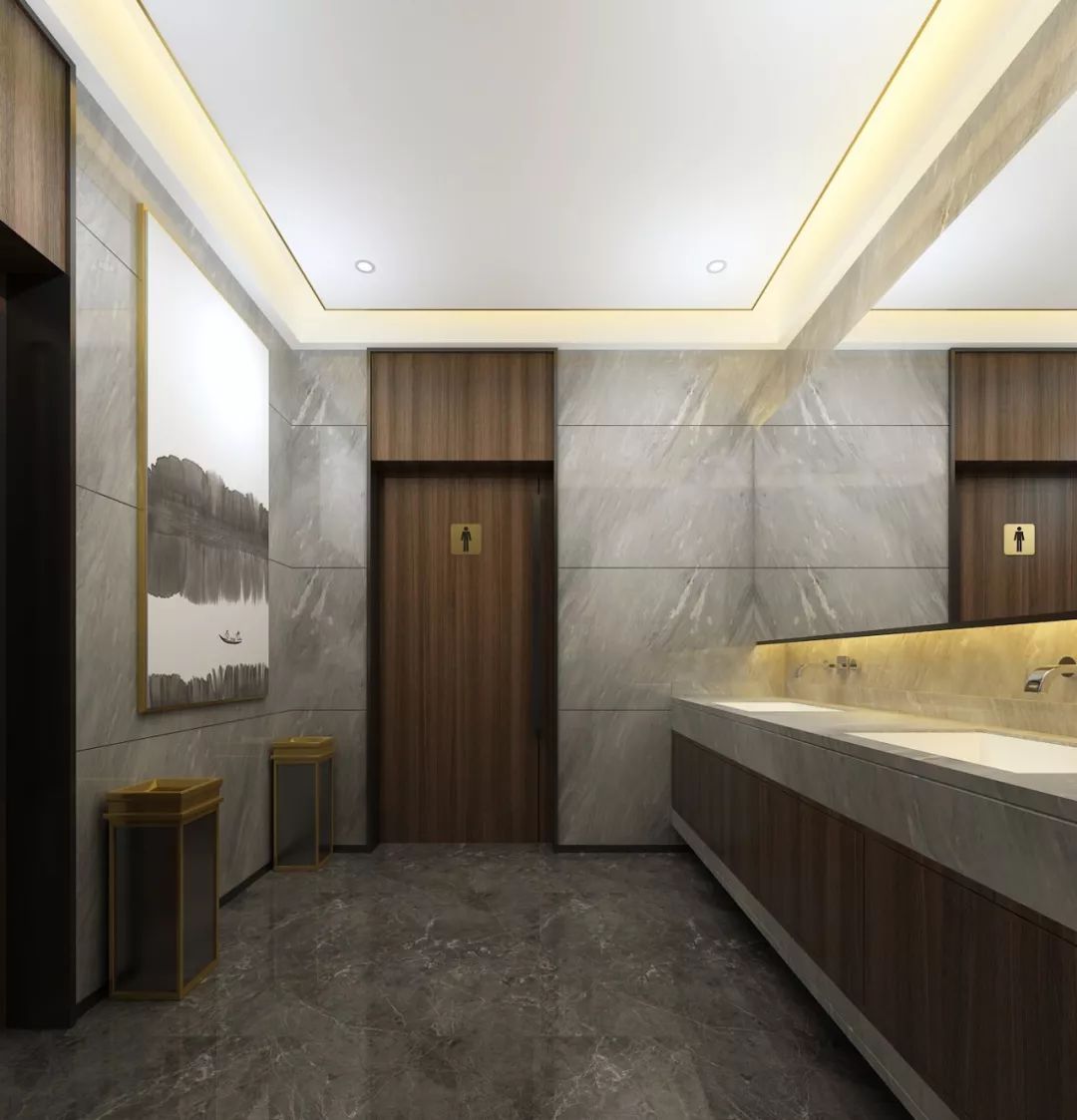 现代都市中的自然禅意——房源·北宸中心写字楼大堂设计-41