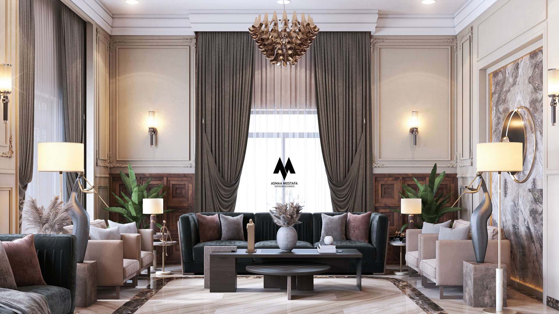 MAJLES,DININGROOM 及 WASH AREA 设计丨卡塔尔多哈-3