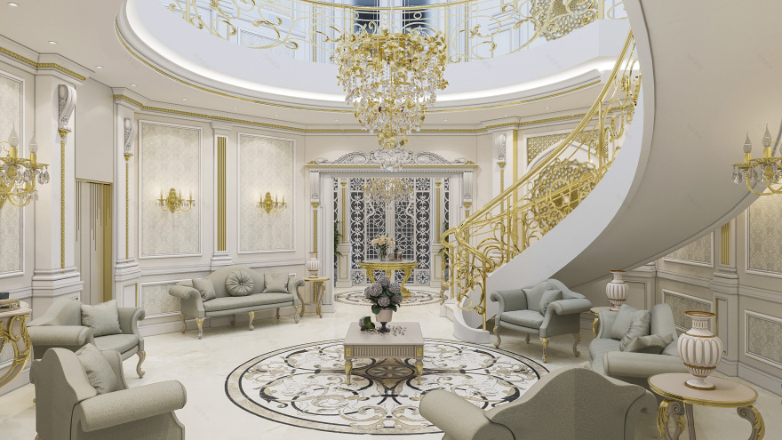 Arabic Majlis and Hall Interior Deisign!-7