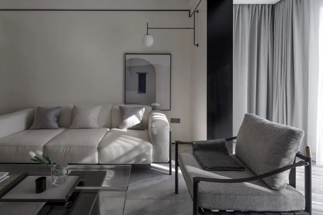 黑白灰的现代生活空间 · 铂瑞湾家居案例丨中国温州丨二间半设计事务所-14