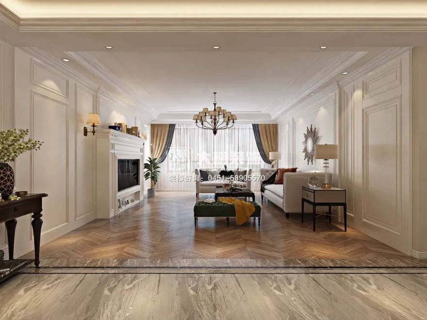 哈尔滨招商贝肯山 127㎡美式新居,温馨舒适-20