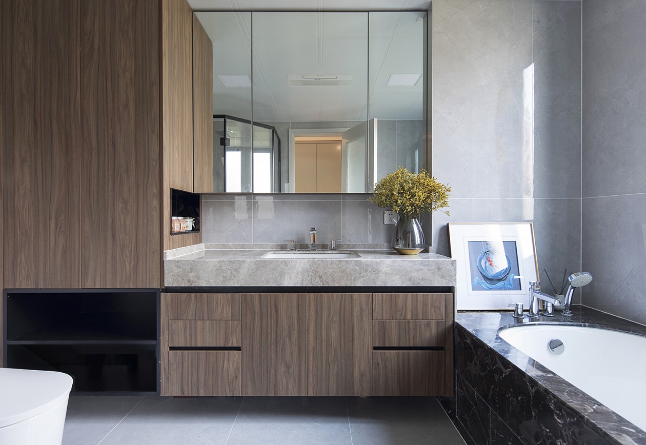 上海 160 平米大平层设计 | 素隐风格演绎舒适生活-22