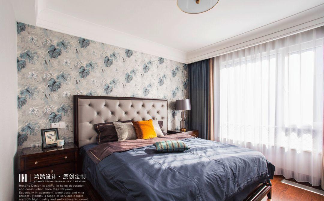 烟灰色轻奢平层软装改造-14