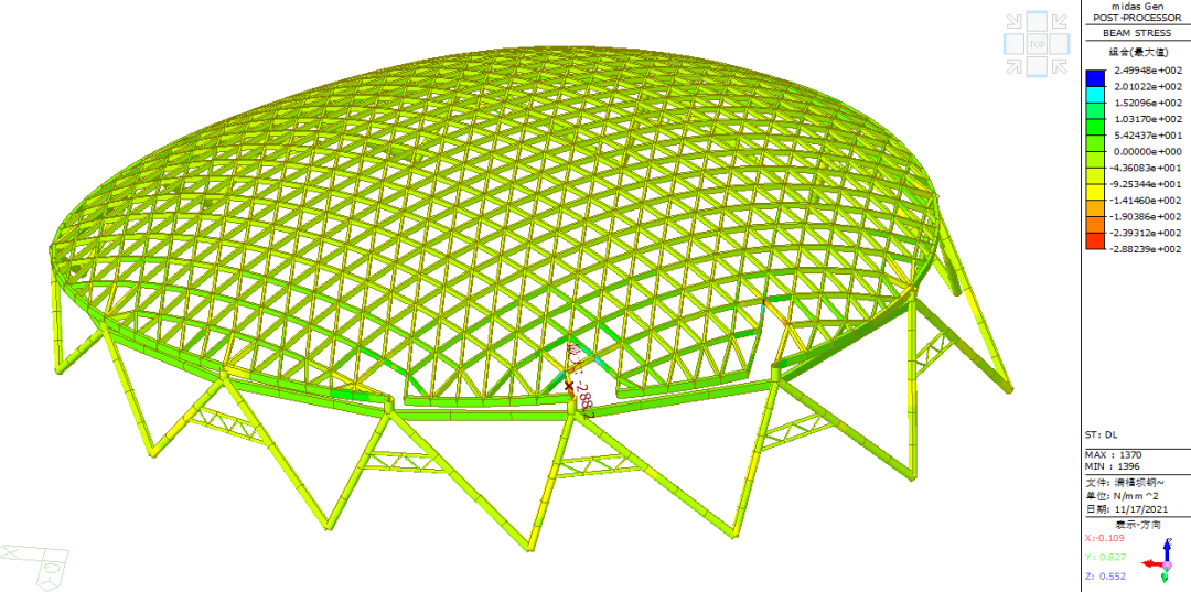 四川南充市复杂钢结构体育场馆设计丨中国南充-104