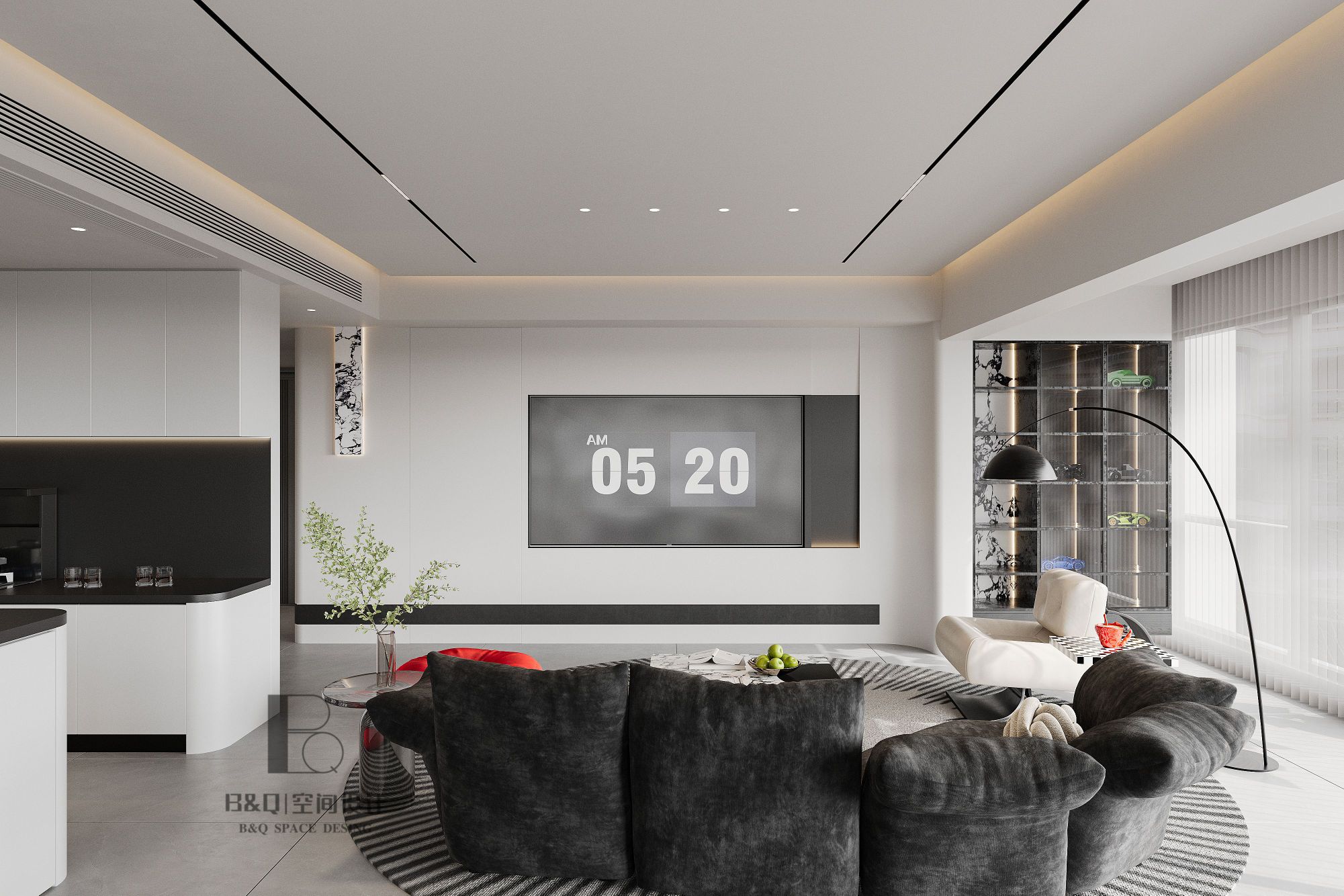 现代简约大平层-6