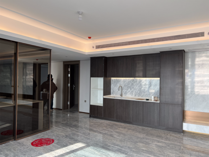 得间设计丨精装改法式婚房,将时光浸润在260㎡的质感新居里-109