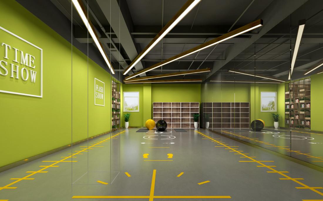 动感单车室里的前厅设计-2