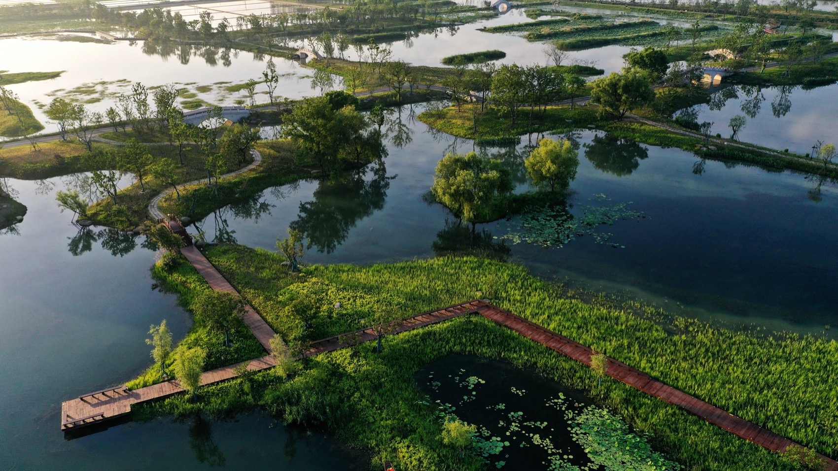 杭州富阳阳陂湖生态修复治理项目（一期）丨中国杭州丨中国电建集团华东勘测设计研究院有限公司,汉嘉设计集团股份有限公司-25