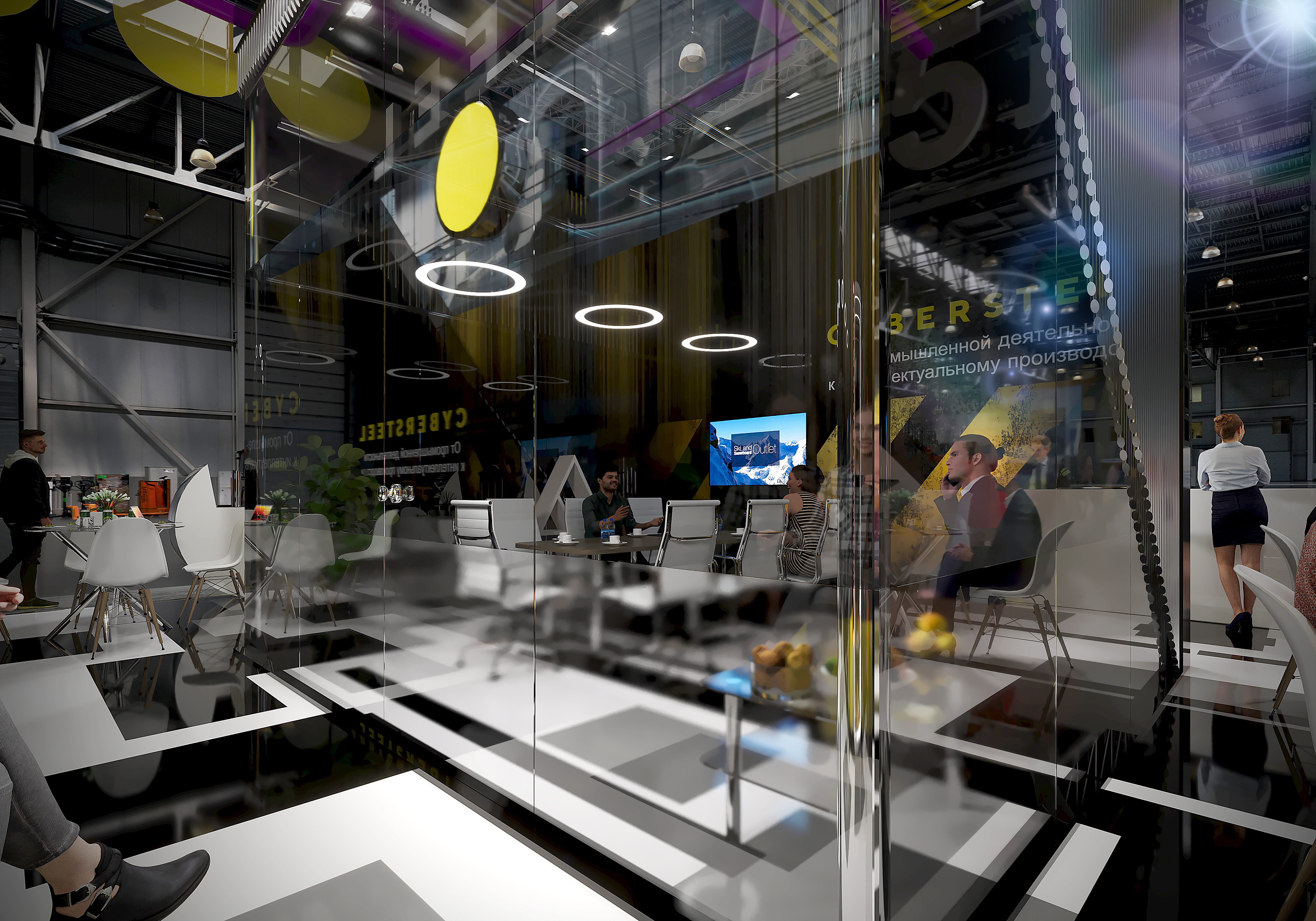 CYBERSTEEL展览展示架设计丨俄罗斯莫斯科丨Michail Koznev-22