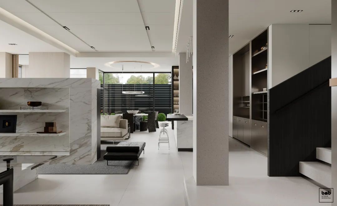 当代别墅空间设计丨本白设计-43