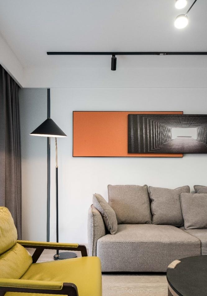 上海谷辰设计丨平层岁月可期 | 现代简约风格融入生活气息-2