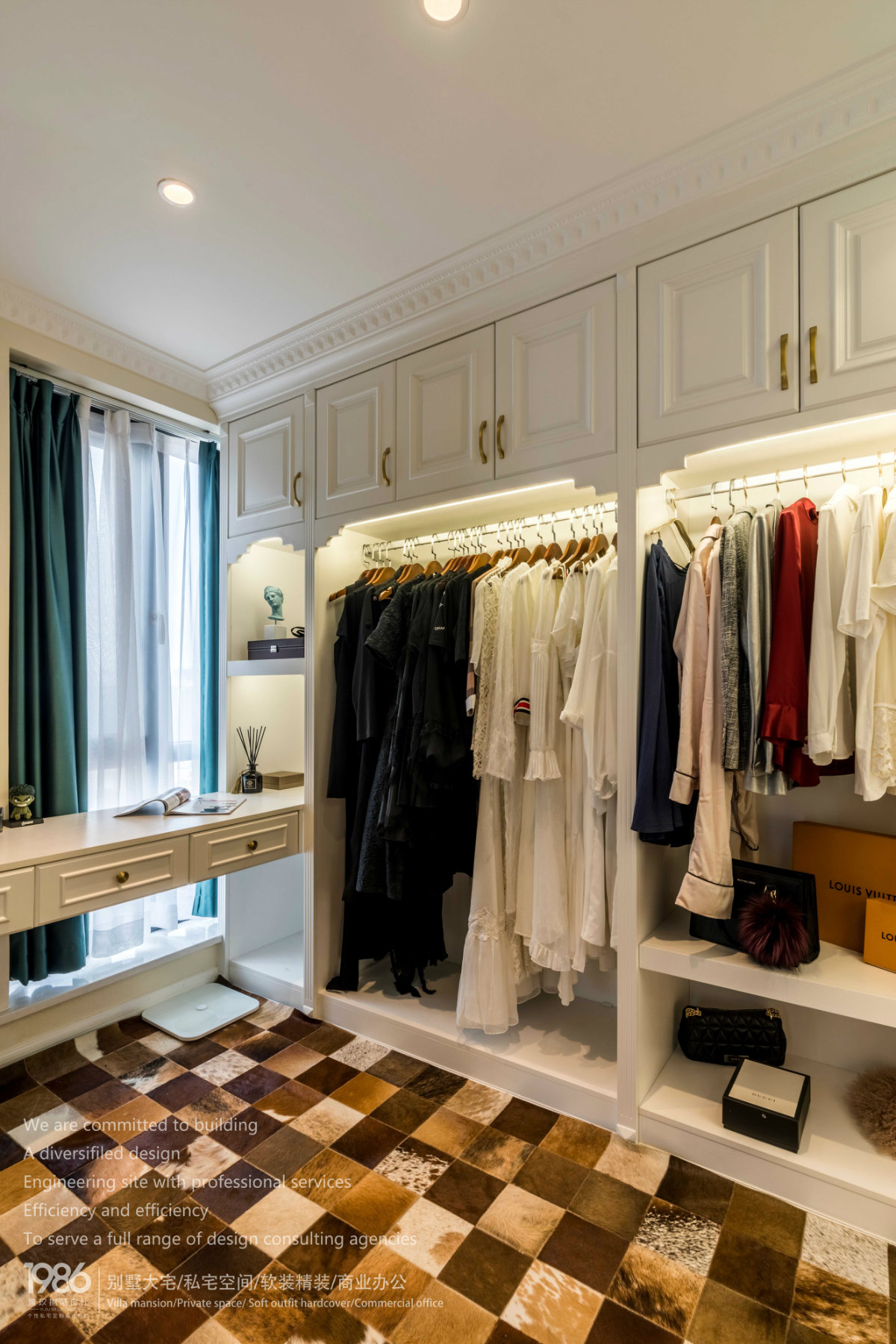 长沙上园 100㎡轻奢空间,金属石膏线打造高雅生活-40