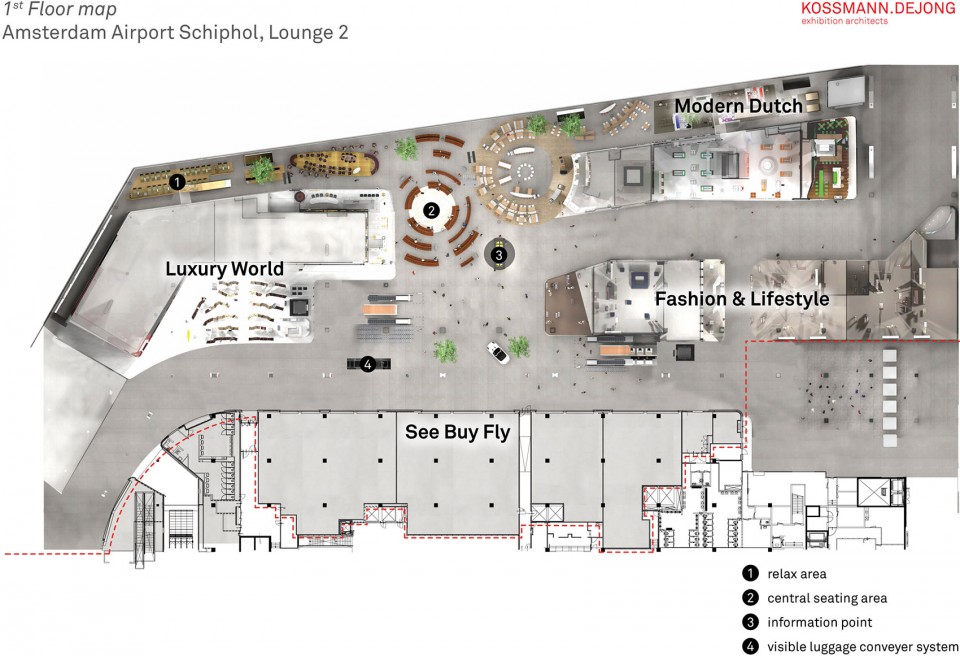阿姆斯特丹机场第二候机厅,社交空间新定义-31