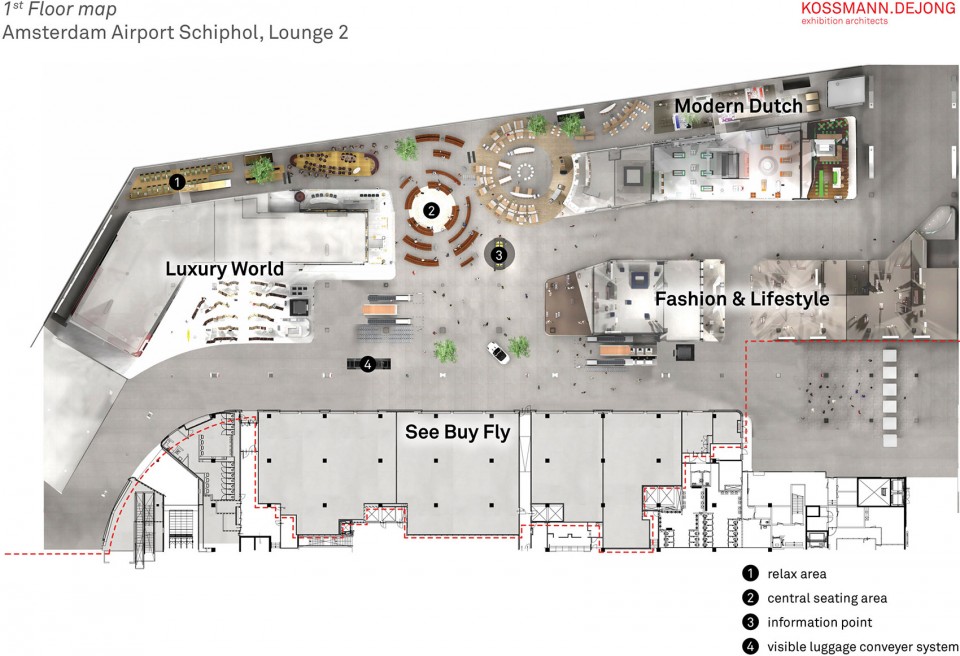 阿姆斯特丹机场第二候机厅，社交空间新定义-31